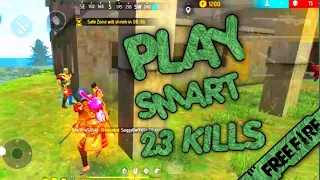 [mini] B2K PLAY SMART || CRAZY GAMEPLAY 23 KILLS|| #freefire #b2k #awmking