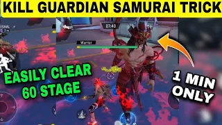 EASILY KILL WARRIOR SAMURAI IN ZOMBIE HUNT DUNGEON ASCENT FREE FIRE | ZOMBIE MODE DUNGEON ASCENT FF