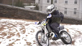 SENDING IT ON WIZARD'S KTM 300 TWO STROKE