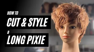 How to Cut and Style a Long Pixie