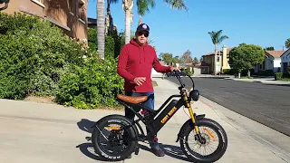 Amazing Upgrades !!  for Billy Goat Full Suspensions Ebike  1000W by Goat Power Bikes