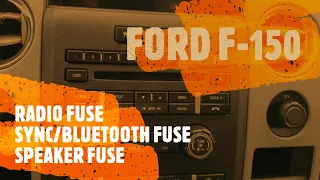 Ford F-150 RADIO / SYNC / BLUETOOTH Fuse Location (2009 - 2014)