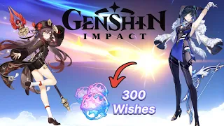 My luckiest Genshin pulls EVER (300 Wishes)