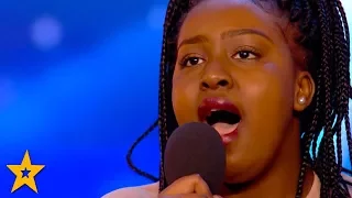 Singer Sarah Ikumu WINS Simon Cowell's GOLDEN BUZZER! | Britain's Got Talent 2017