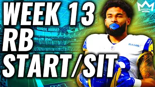 Running Backs You MUST START & SIT in Week 13 Every Matchup | Fantasy Football 2023