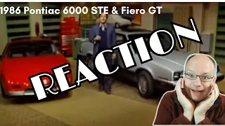 1986 Pontiac 6000STE and Fiero GT (Reaction) Motorweek Retro