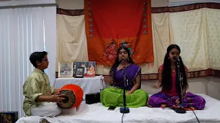 Pavithra & Pallavi Anand (Bay Area) (CA) Vocal Duet , Rajeev Devanath - Mrudangam