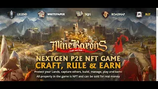 Обзор на p2e проект Mine Barons