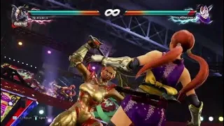 Tekken 7: Rage Arts on "Unmasked Preset 3" Kunimitsu (Requested Video)