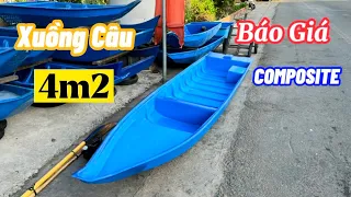 Xuồng Câu Dài 4m2 Composite, Giao Hàng Toàn Quốc || PHƯỚC HIỆP 0989 234 748