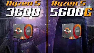 Ryzen 5 5600G vs. Ryzen 5 3600 | Test in 8 Games