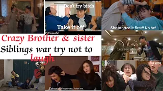 Kdram funny Sibling fight 😂 sister & brother craziness #kdramafunnyscene