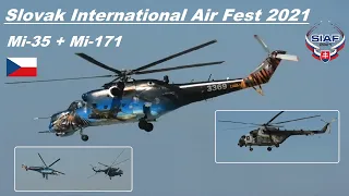 Mi-35, Mi-171 ▲ Czech Air Force 🇨🇿 ▲ SIAF 2021