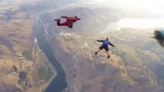 Friday Freakout: Sketchy Wingsuiter Almost Kills Group of Skydivers