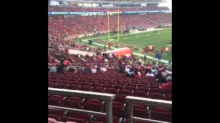 Levi's Stadium Section 124 row 35W 49ers games for sale.