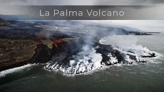 Drone Video of Volcano Eruption on La Palma