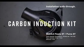 mountune Mk8/8.5 Fiesta ST / Puma ST Carbon Fibre Induction Kit Installation Walk-through