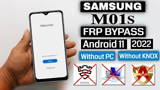 Samsung Galaxy M01s Frp Bypass 2022 Without Pc/Without KNOX Android 11 New Method Without Pin Sim