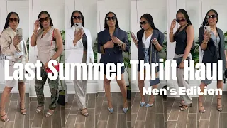 Part 2 Last Summer #thrift Haul Men's Edition 2023 #fashion #styleinspo #style #womensfashion
