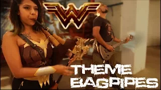 Wonder Woman Theme Bagpipe Cover | Metal Version | The Snake Charmer