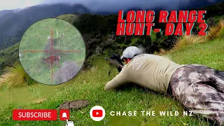 LONG RANGE HUNTING NZ | DAY 2 | TOUGH SITTING SHOTS AND 2 DEER DOWN | TRACE AND SLOW-MO IMPACTS!