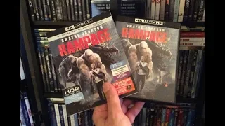 Rampage 4K BLU RAY REVIEW + Unboxing