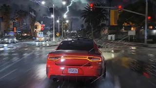 GTA 5 Remastered Realistic Weather With Real Life Traffic Mod Gameplay On RTX4090 Maxed Out Settings