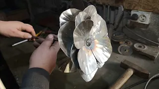 Троянда з металу. DIY metal rose.