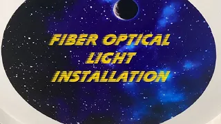Fiber Optical Light Installation For Star Ceiling