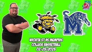Wichita State vs Memphis 2/23/23 College Basketball Free Pick CBB Betting Tips
