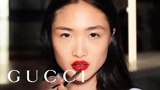 Backstage Beauty at Gucci Ancora