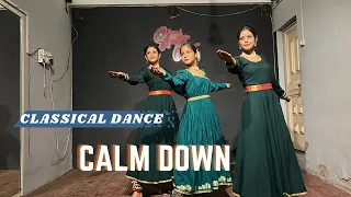 Calm down (classical dance)❤️ d/w Sanjana Pathak & @shrutipalecha835 ✨ #sanjiviniyt #kathak #dance