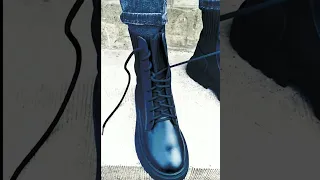 How to tie boots laces #short #shorts #youtubeshorts