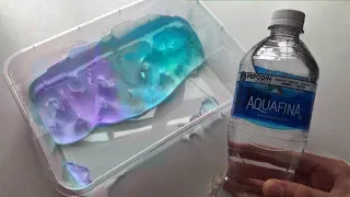 WATER SLIME! 💦 Testing NO GLUE Slime Recipes!