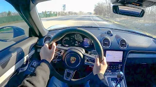 2022 Porsche 718 Spyder - POV Test Drive (Binaural Audio)