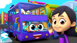 Колеса в автобусе песня для детей + Еще мультфильм видео от Super Supremes