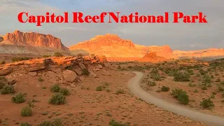 CAPITOL REEF NATIONAL PARK STUNNING SCENIC DRIVE AND CAPITOL GORGE ROAD