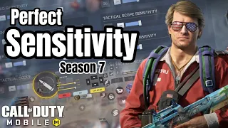 Perfect Zero Recoil Sensitivity Settings For Call Of Duty Mobile Season 7 | Cod Mobile Best Settings
