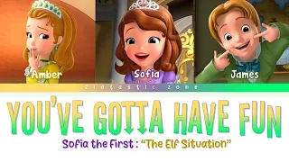 You've Gotta Have Fun - Color Coded Lyrics | Sofia the First "The Elf Situation" | Zietastic Zone👑