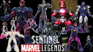 Every Marvel Legends Sentinel Toybiz and Hasbro Comparison List Marvel Universe Haslab BAF HOX/POX