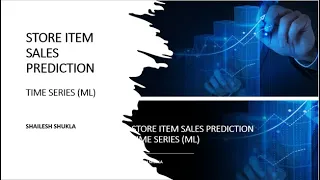 Machine Learning Project/ Time Series Forecasting - Store Item Sales Prediction