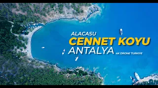 Alacasu Cennet Koyu | Antalya | Beauties of Türkiye | #hellotürkiye | Drone 4K Widescreen