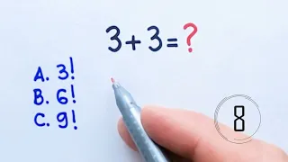 🚩3+3=? PARECE FÁCIL, MAS...Matemática Básica🚀