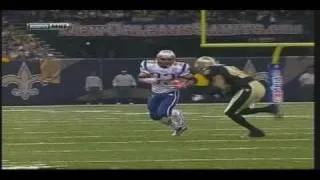 Darren Sharper hits Kevin Faulk