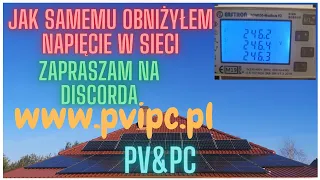 Jak samemu obniżyć napięcie w sieci zapraszam na discord