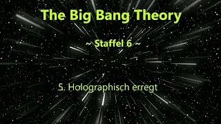 The Big Bang Theory ~Staffel 6~ F 5 - 8 ,tonspur ,einschlafen