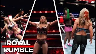 WWE 2K20 SIMULATION: Women's Royal Rumble match 2020 | HIGHLIGHTS