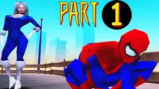 Spider-man PS1 2000 Gameplay Walkthrough Part 1