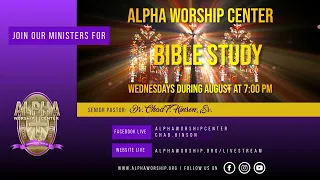 Alpha Worship Center Virtual Bible Study on May 1, 2024