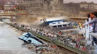 Yellow River flood broke out! Heavy rains in China flood Yangtze River City | Three Gorges Dam